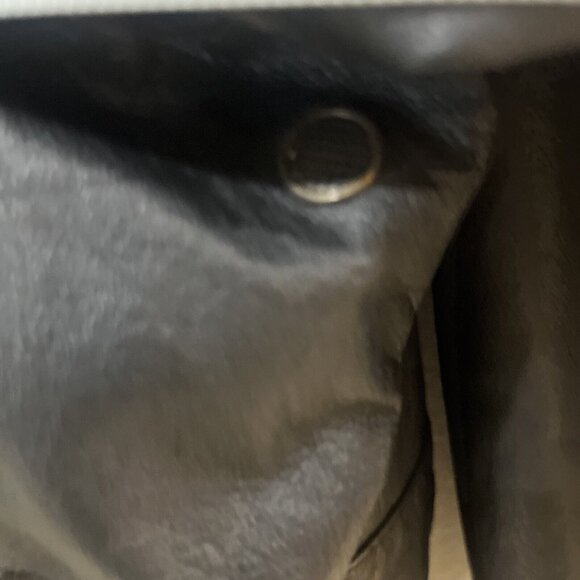 Authentic Winlit Vintage Small Black Leather Jacket/Coat Leather - Picture 9 of 16